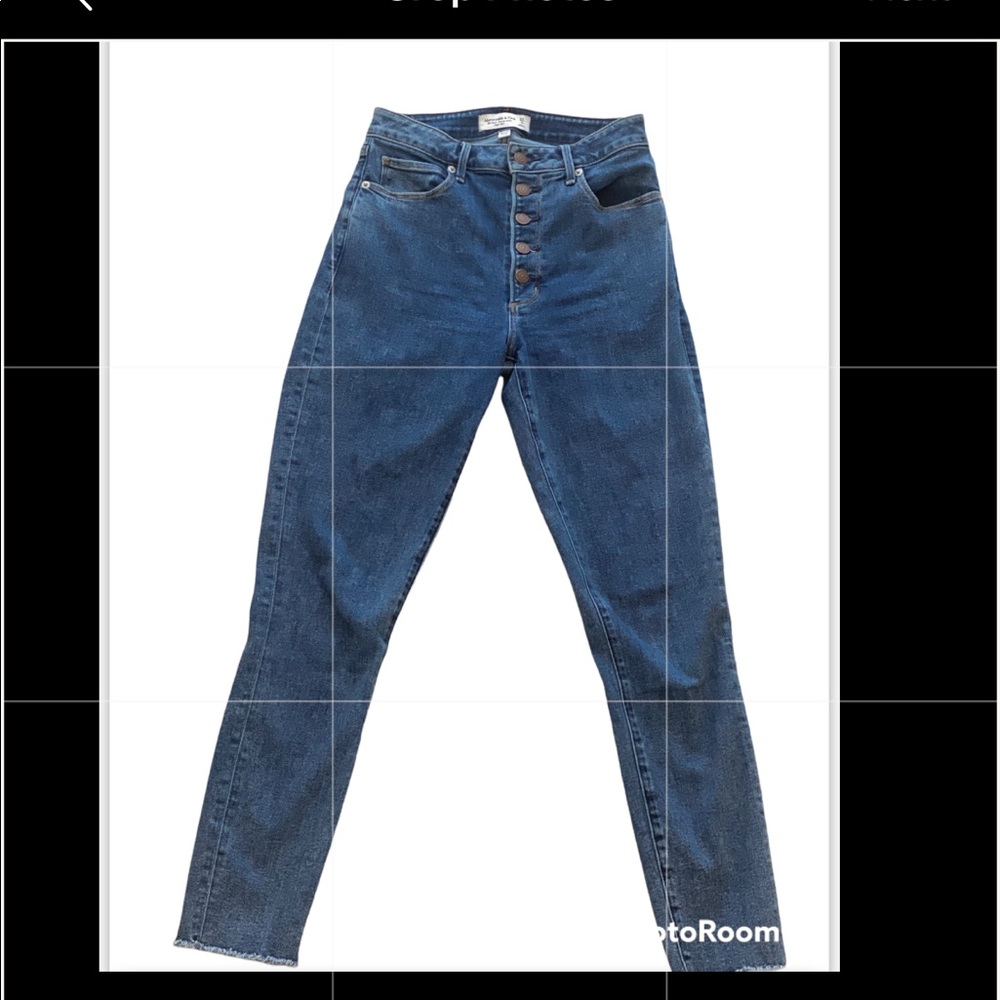 Abercrombie super skinny high rise ankle